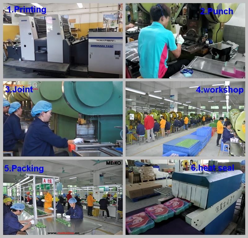 3D Design Tinplate Rectangle Cookie Tin Box(MK-2134)