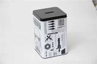 سٹار وار سکے سکے اسکوائر ٹن باکس